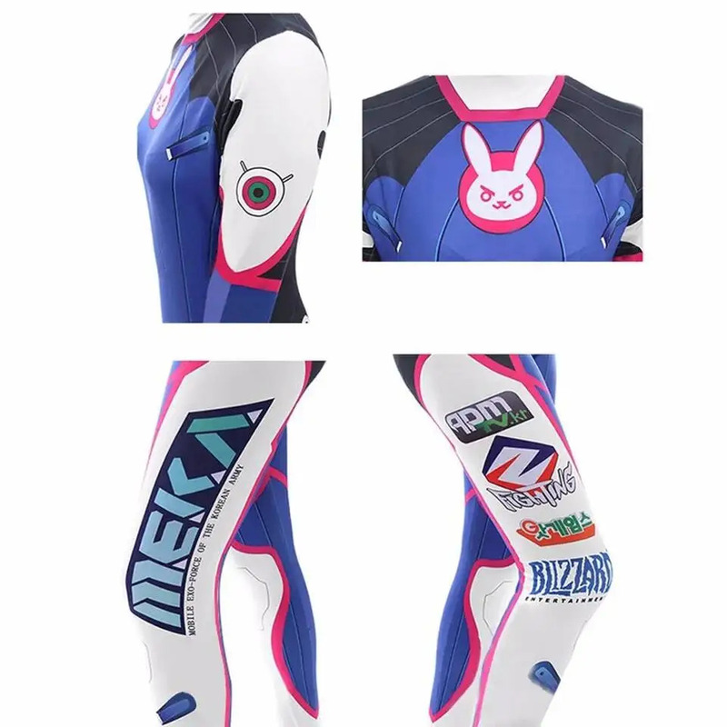 Anime Woman Jumpsuit Tights Dv - Dva Cosplay Prop review and price