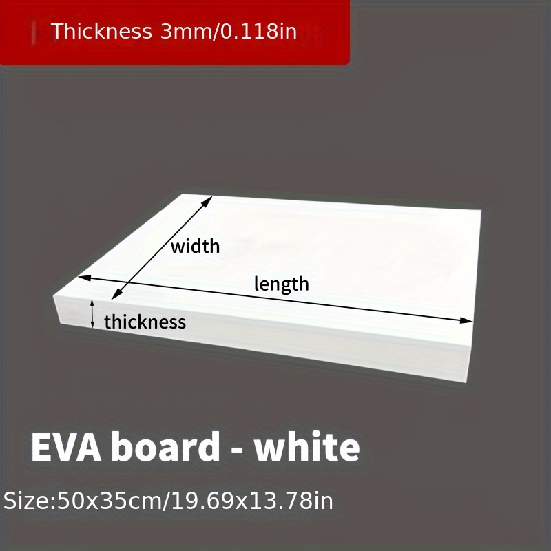 EVA Foam Board 14x39 Inch, 3mm - Cosplay Prop Foam Board review and price