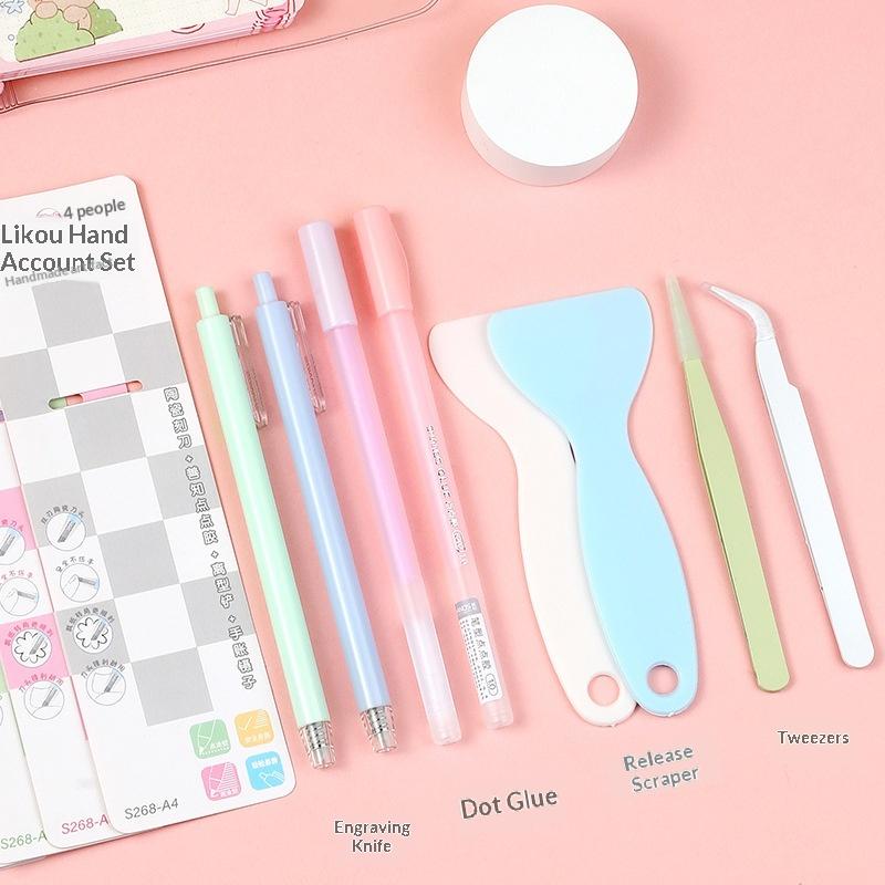 New 4Pcs/set Glue Pen Carving  - Craft Knife Set review and price