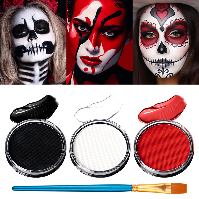 3pcs Black White Red Water‑Bas - Cosplay Prop Paint review and price