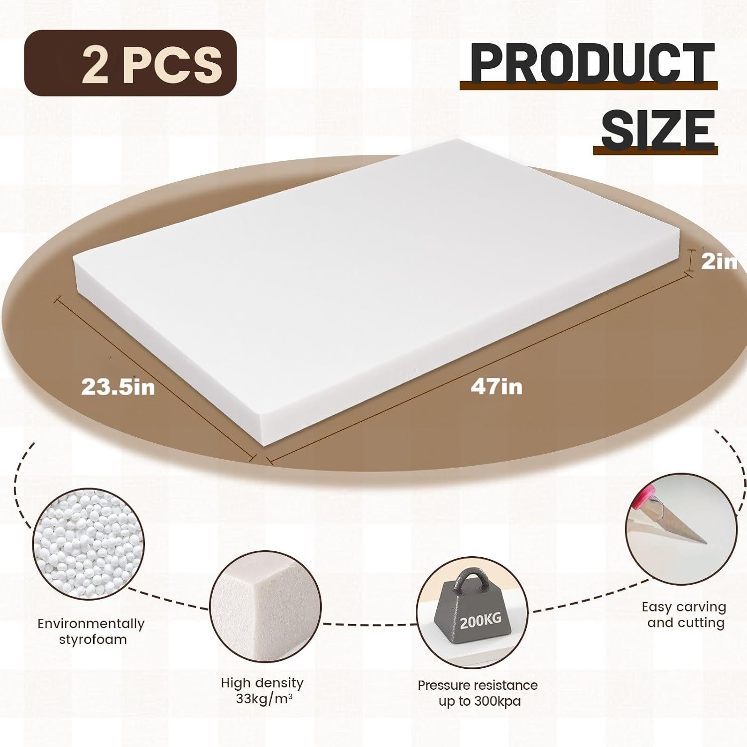 High Density XPS Large Foam Bo - Cosplay Prop Foam Board review and price