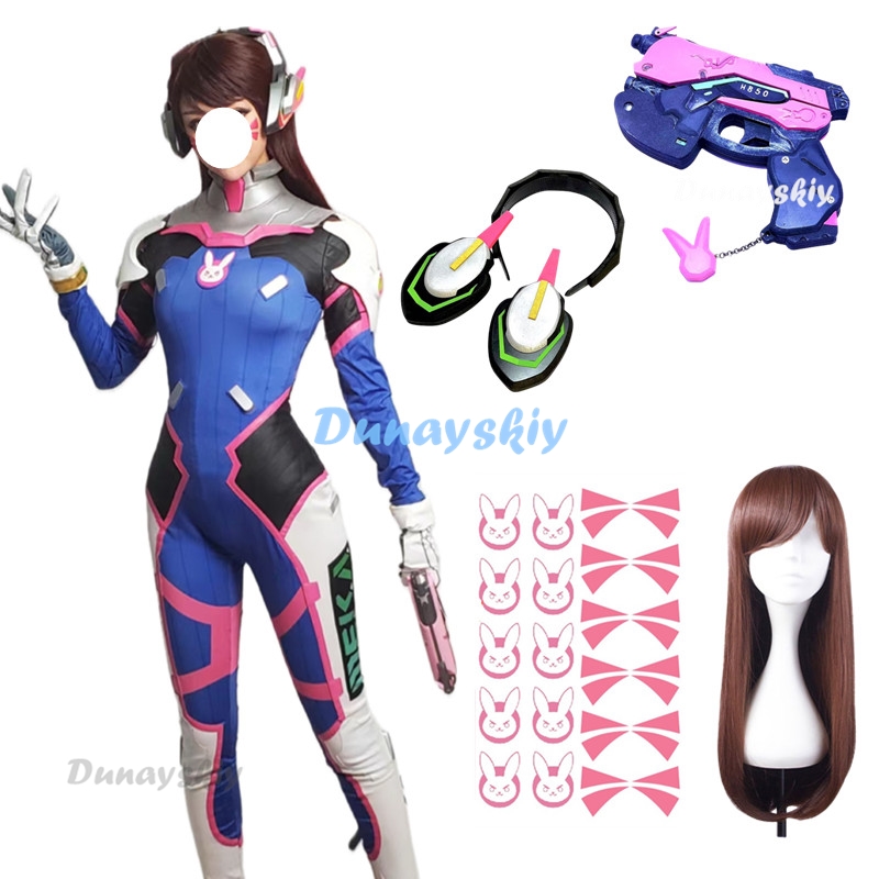 Anime Woman Jumpsuit Tights Dv - Dva Cosplay Prop review and price